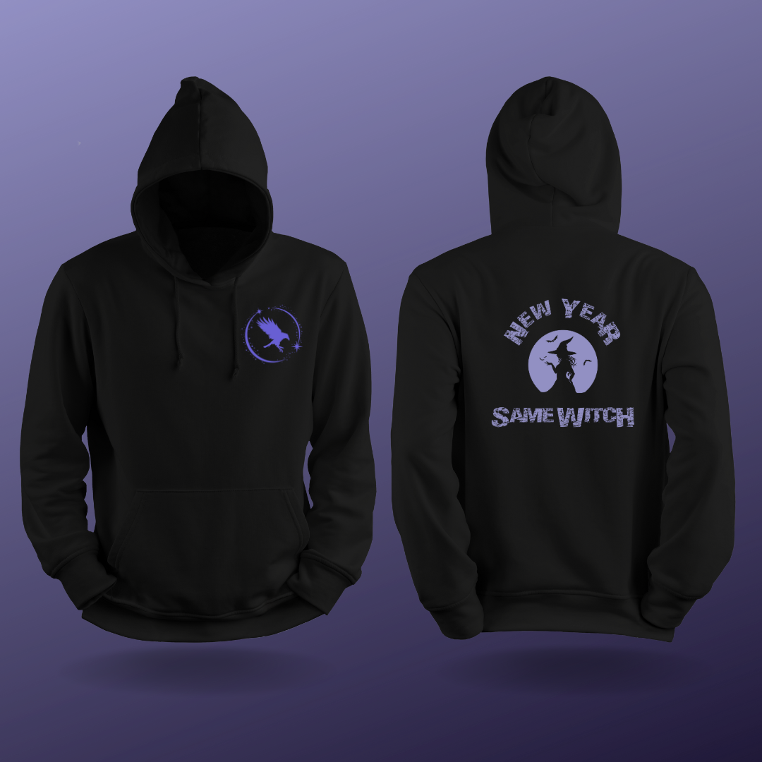 "New Year Same Witch" Unisex Heavy Blend Hooded Sweatshirt
