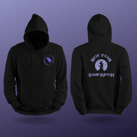 "New Year Same Witch" Unisex Heavy Blend Hooded Sweatshirt