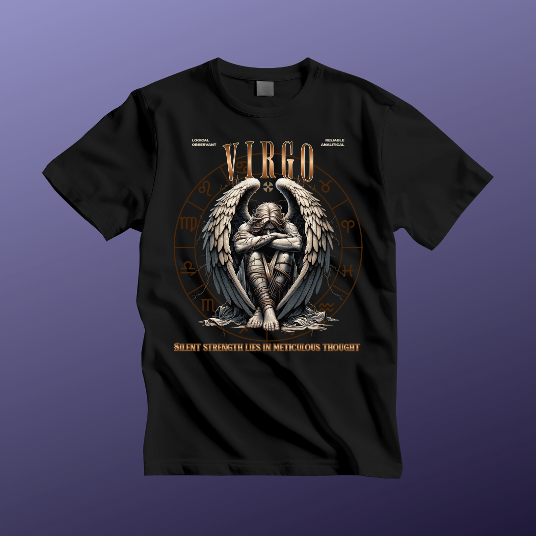 Virgo Marble Unisex Short Sleeve Tee - Astrology Shirt and Zodiac Gift