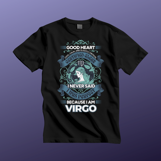 Virgo Heart Unisex Short Sleeve Tee - Astrology Shirt and Zodiac Gift