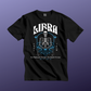 Libra Skeleton Unisex Short Sleeve Tee - Astrology Shirt and Zodiac Gift