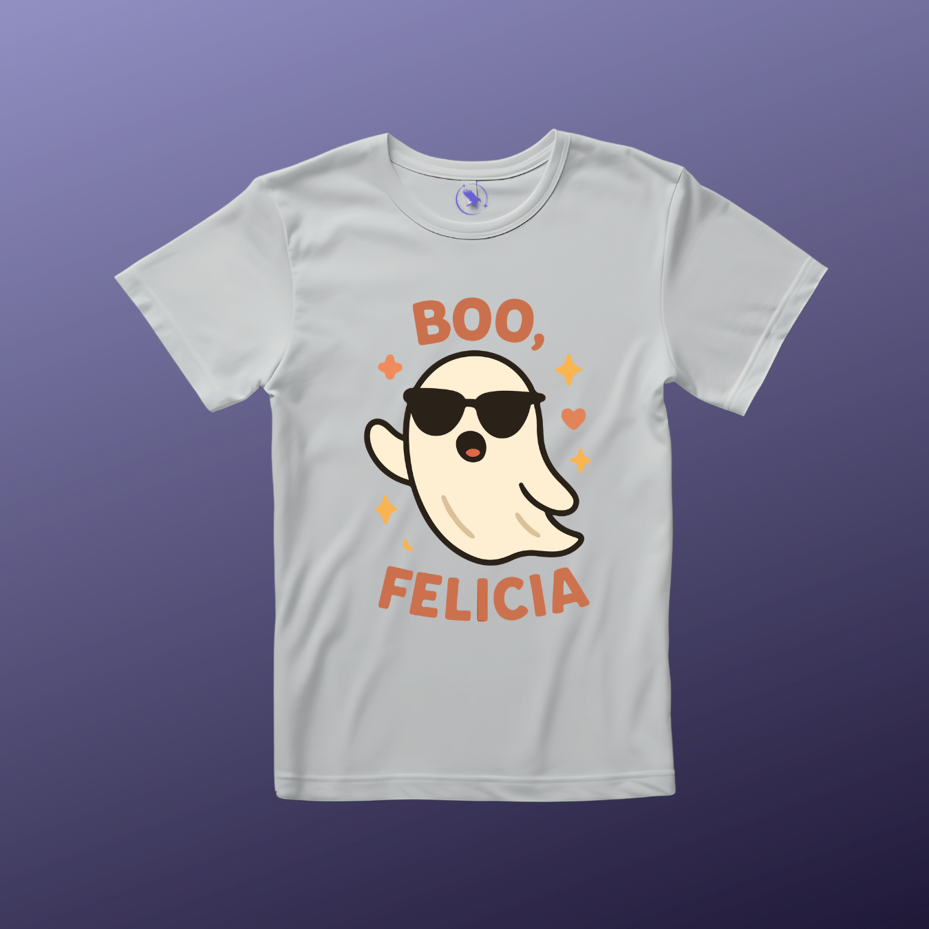 'Boo Felicia' Ghost Vibing Unisex T-Shirt - Funny Halloween Cute Apparel