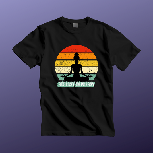 Stressy Depressy - Unisex Jersey Short Sleeve T-Shirt