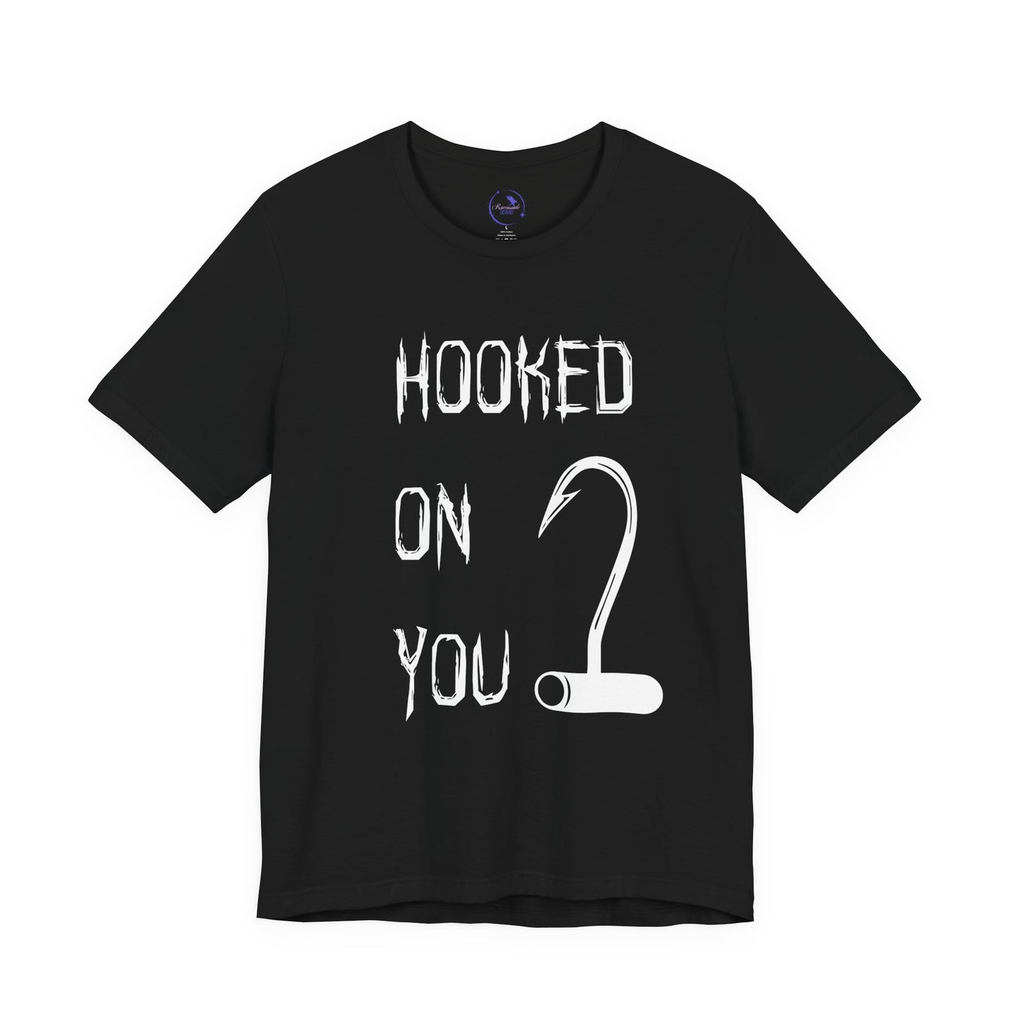 "Hooked on You" Scary Graphic Tee, Casual Unisex Last Summer T-Shirt, Gift for Fishermen or Horror Fans