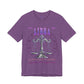 Libra Scales Unisex Short Sleeve Tee - Astrology Shirt and Zodiac Gift