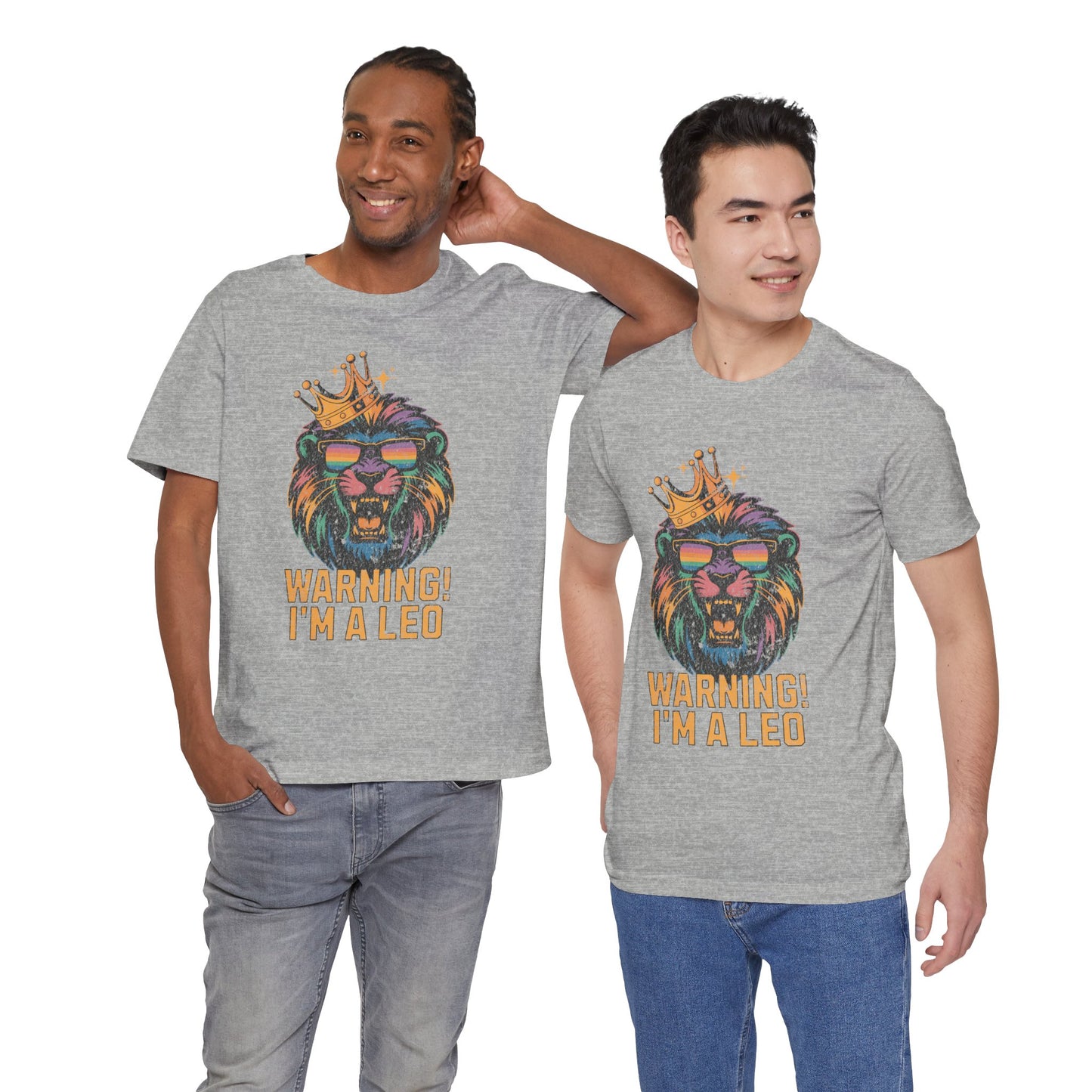 Warning! I'm a Leo Unisex Tee |  Zodiac Shirt, Gift for Leo, Birthday Tee