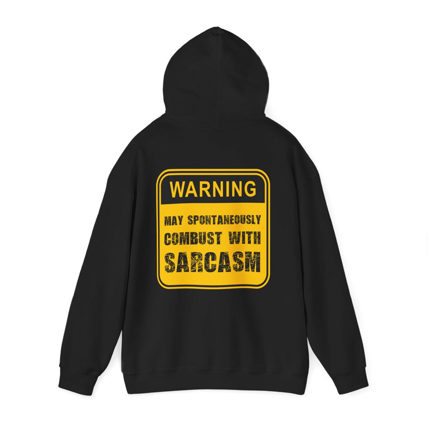 "Warning Sarcasm" Unisex Heavy Blend Hooded Sweatshirt