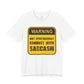 Funny Sarcasm Warning Tee - Unisex Jersey Short Sleeve Shirt