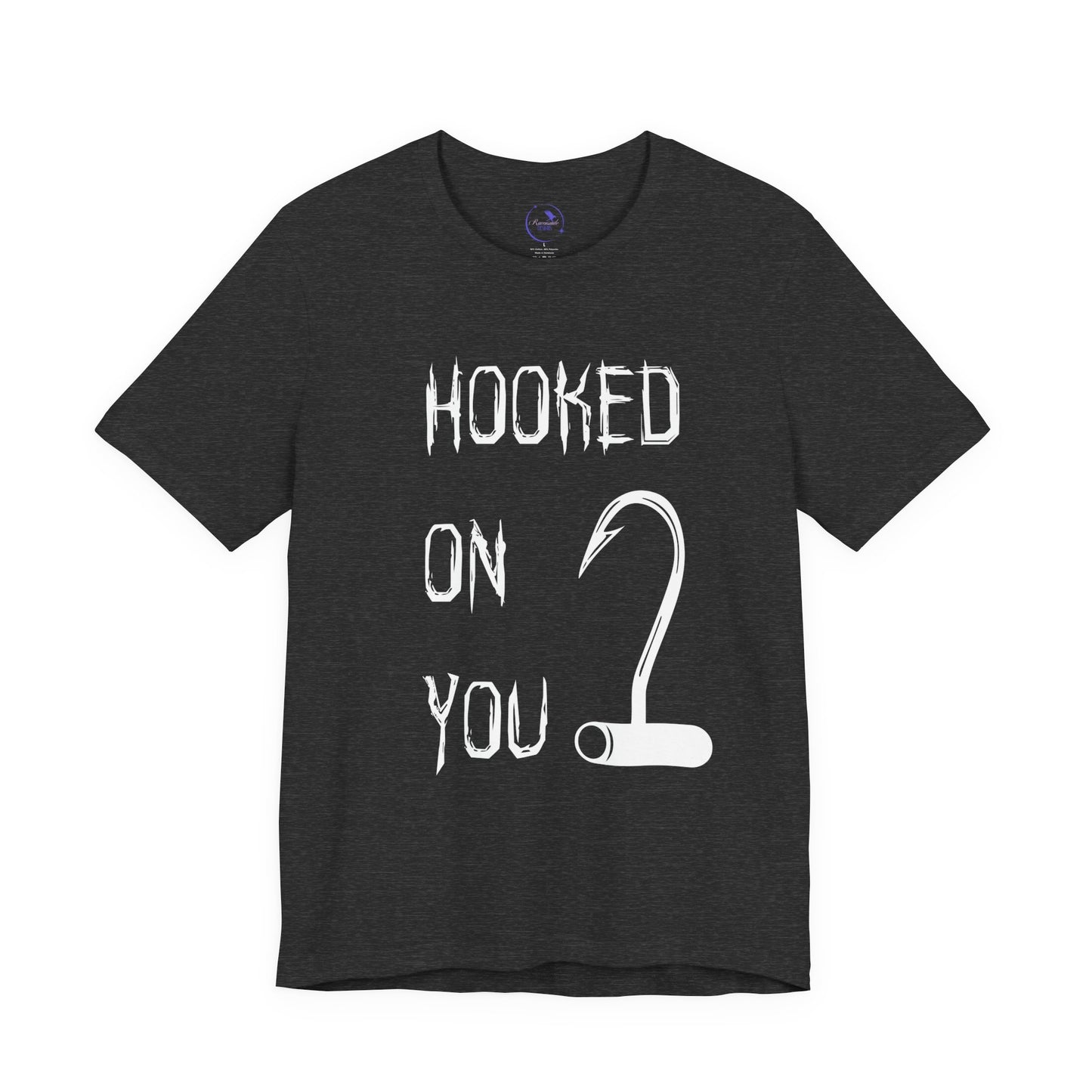 "Hooked on You" Scary Graphic Tee, Casual Unisex Last Summer T-Shirt, Gift for Fishermen or Horror Fans