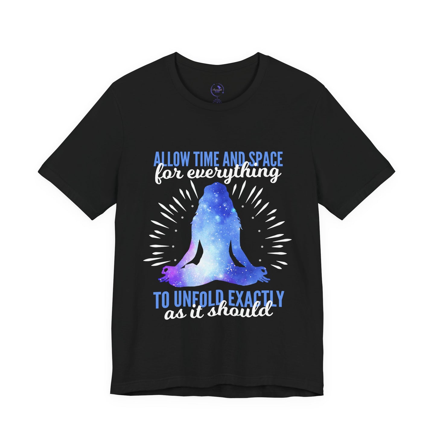 "Allow Time and Space" White - Unisex Jersey Short Sleeve Tee