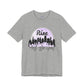 Rise with the Moon Unisex Tee, City Skyline Graphic Tee, Night Lovers T-Shirt, Gift for Dreamers, Casual Wear, Moon Phase Shirt