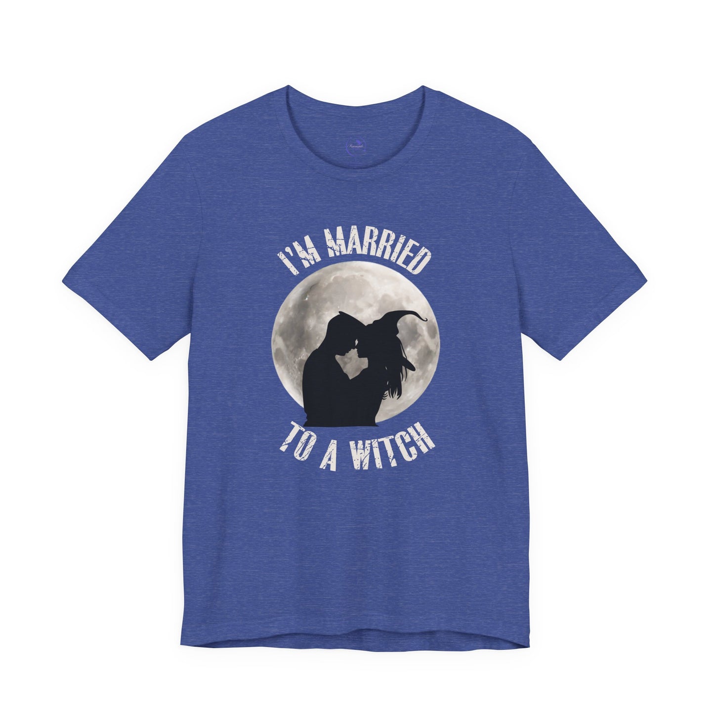 I'm Married to a Witch Unisex Jersey Tee - Perfect for Halloween & Spooky Season