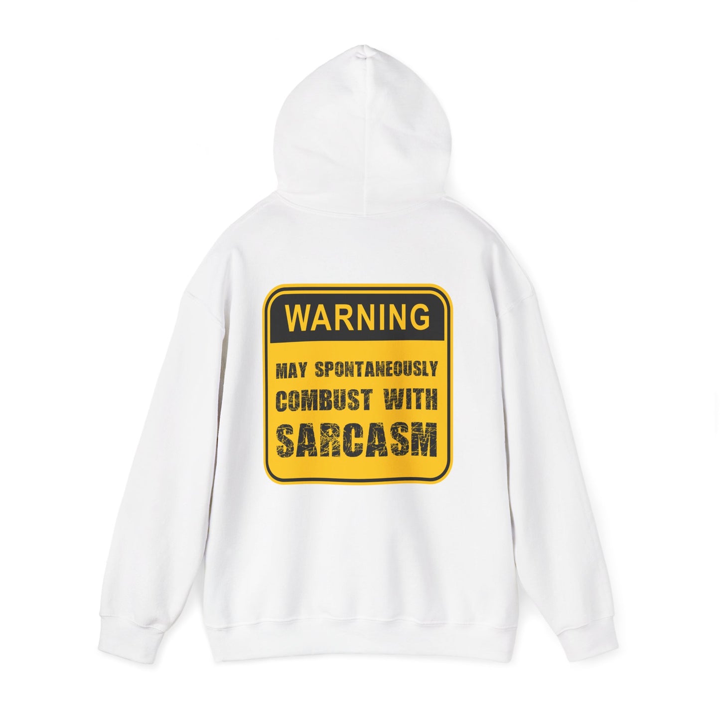 "Warning Sarcasm" Unisex Heavy Blend Hooded Sweatshirt