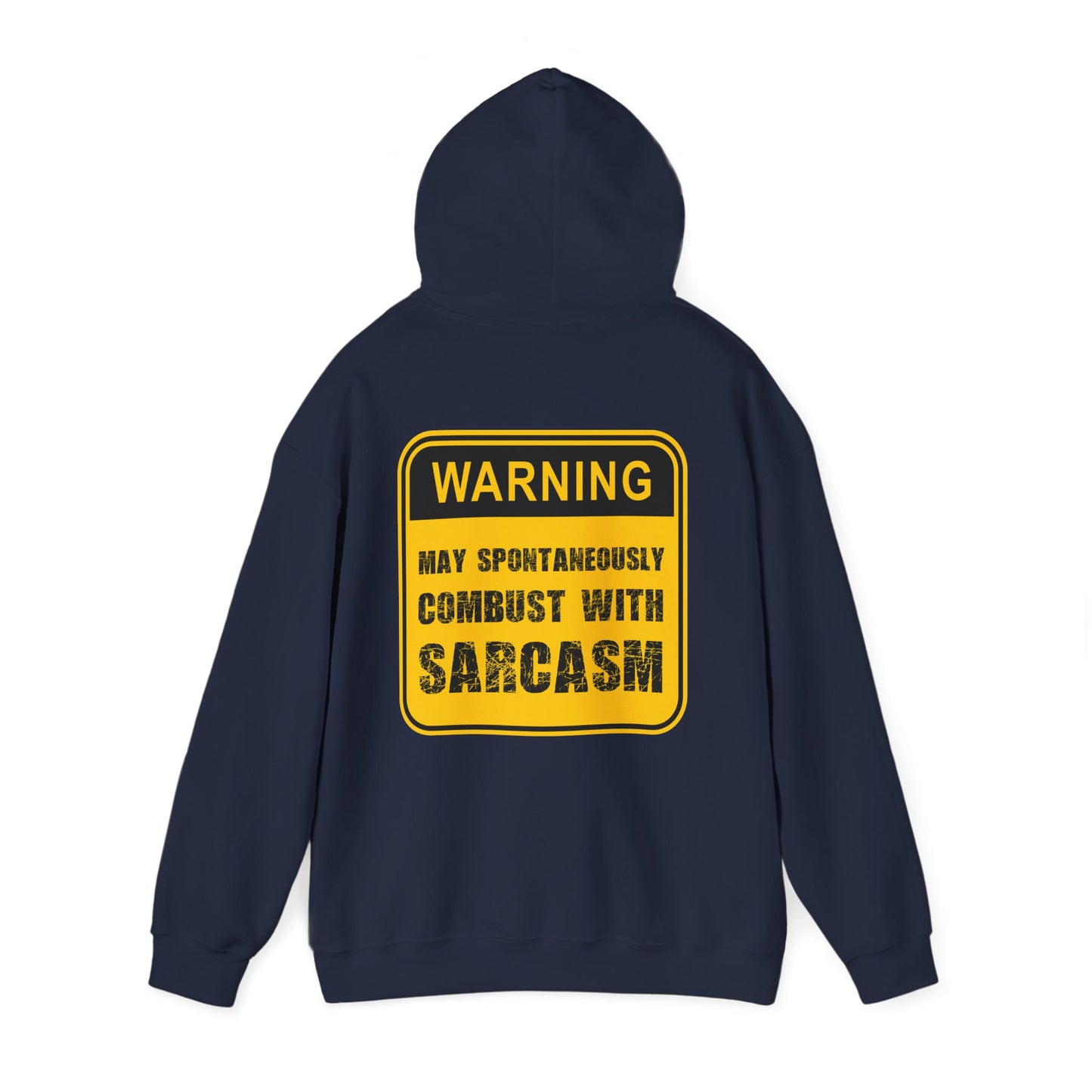"Warning Sarcasm" Unisex Heavy Blend Hooded Sweatshirt