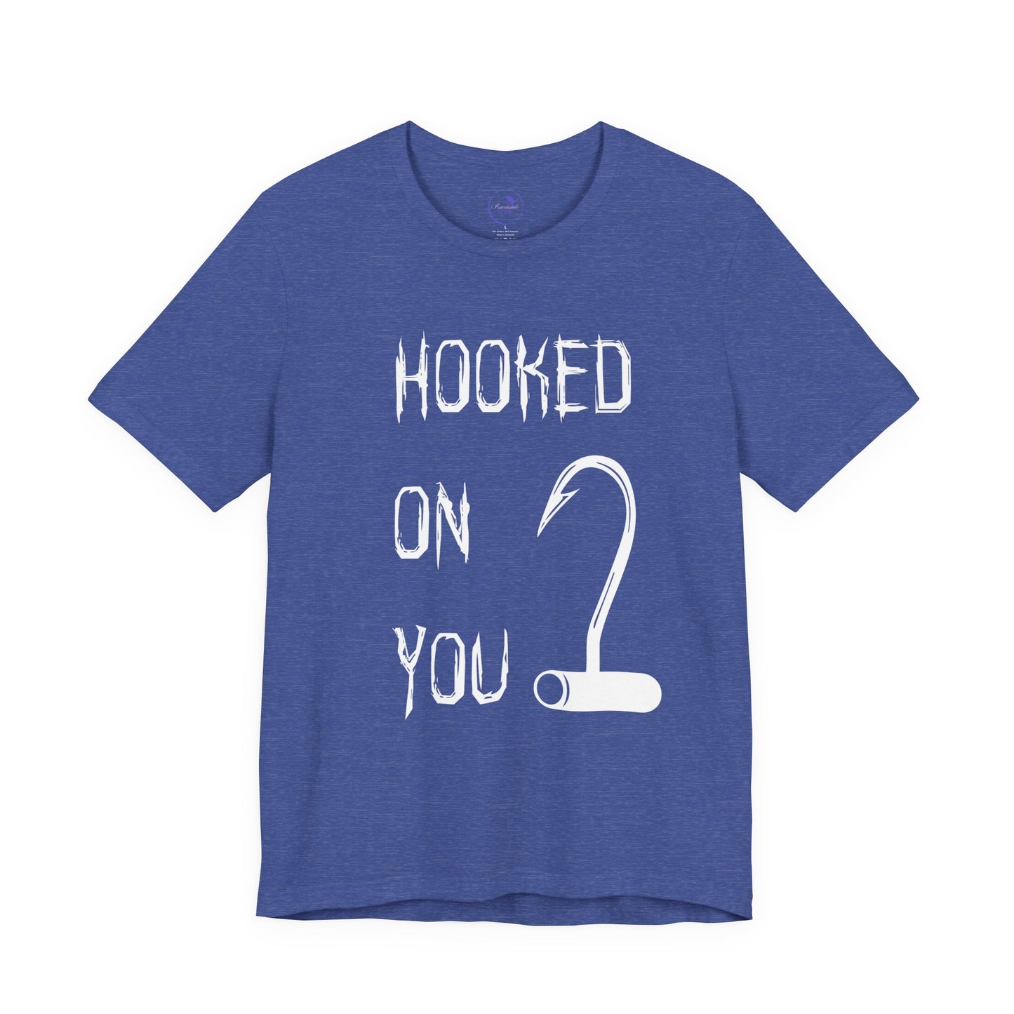 "Hooked on You" Scary Graphic Tee, Casual Unisex Last Summer T-Shirt, Gift for Fishermen or Horror Fans