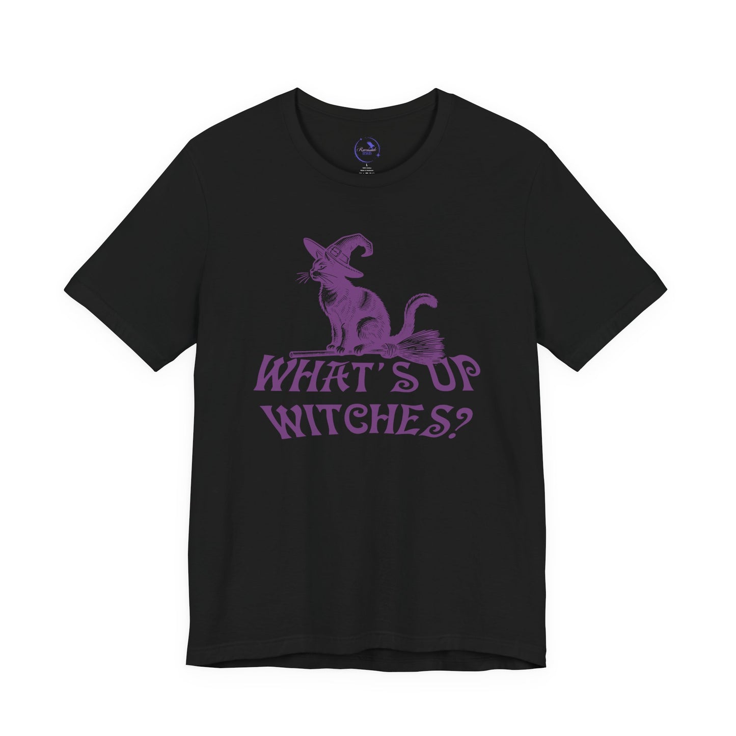 Halloween Cat T-Shirt, Witches Tee -  Unisex Halloween Apparel, Gift for Cat Lovers, Fall Fashion