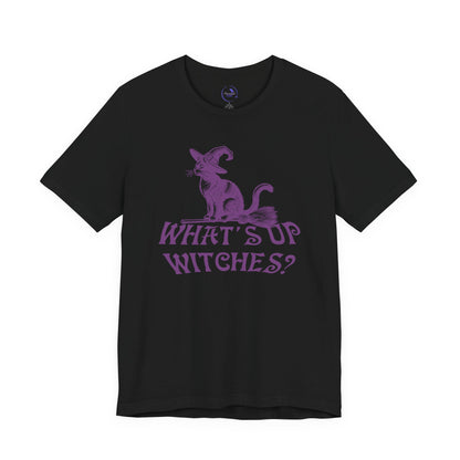 Halloween Cat T-Shirt, Witches Tee -  Unisex Halloween Apparel, Gift for Cat Lovers, Fall Fashion