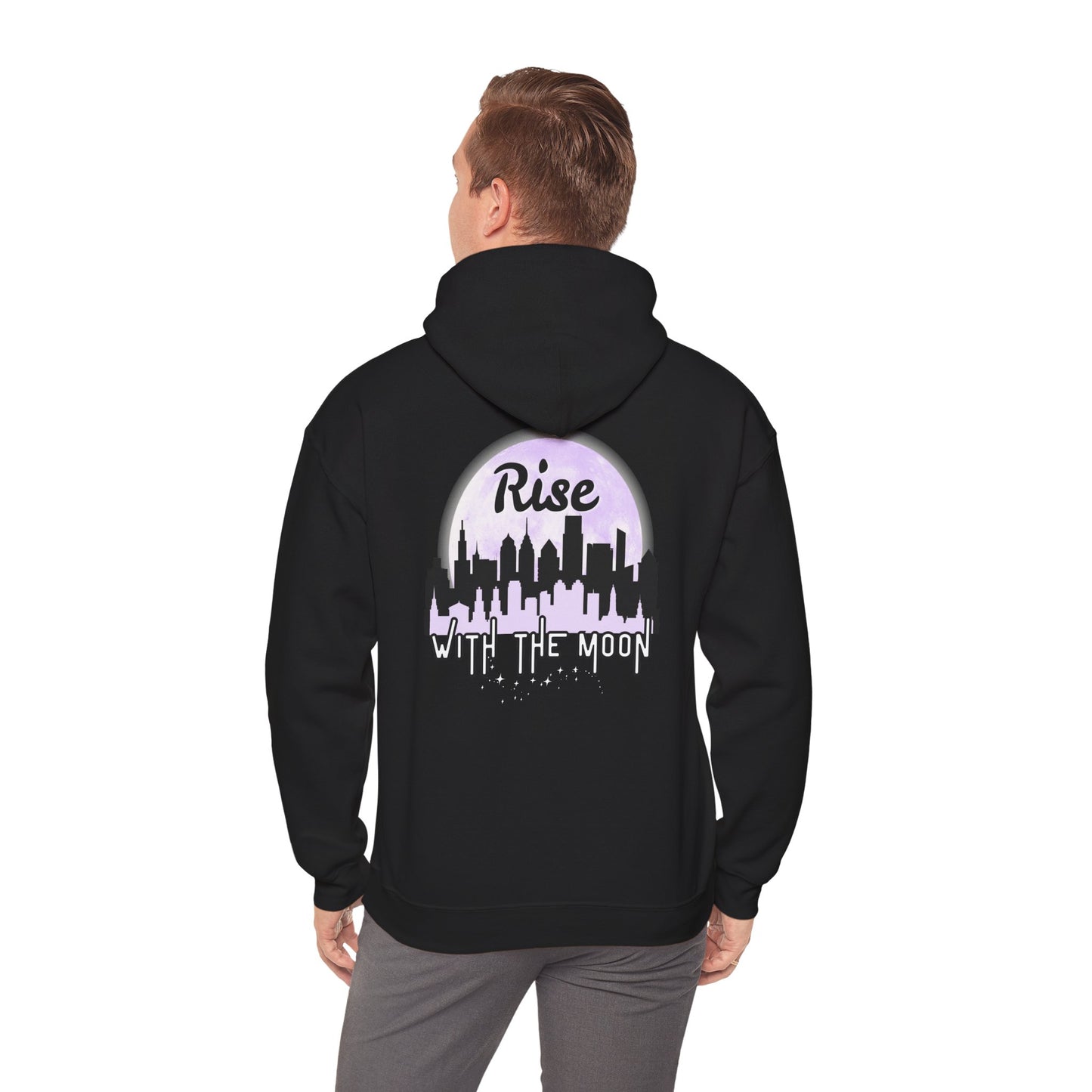 "Rise with the Moon" Unisex Heavy Blend Hooded Sweatshirt