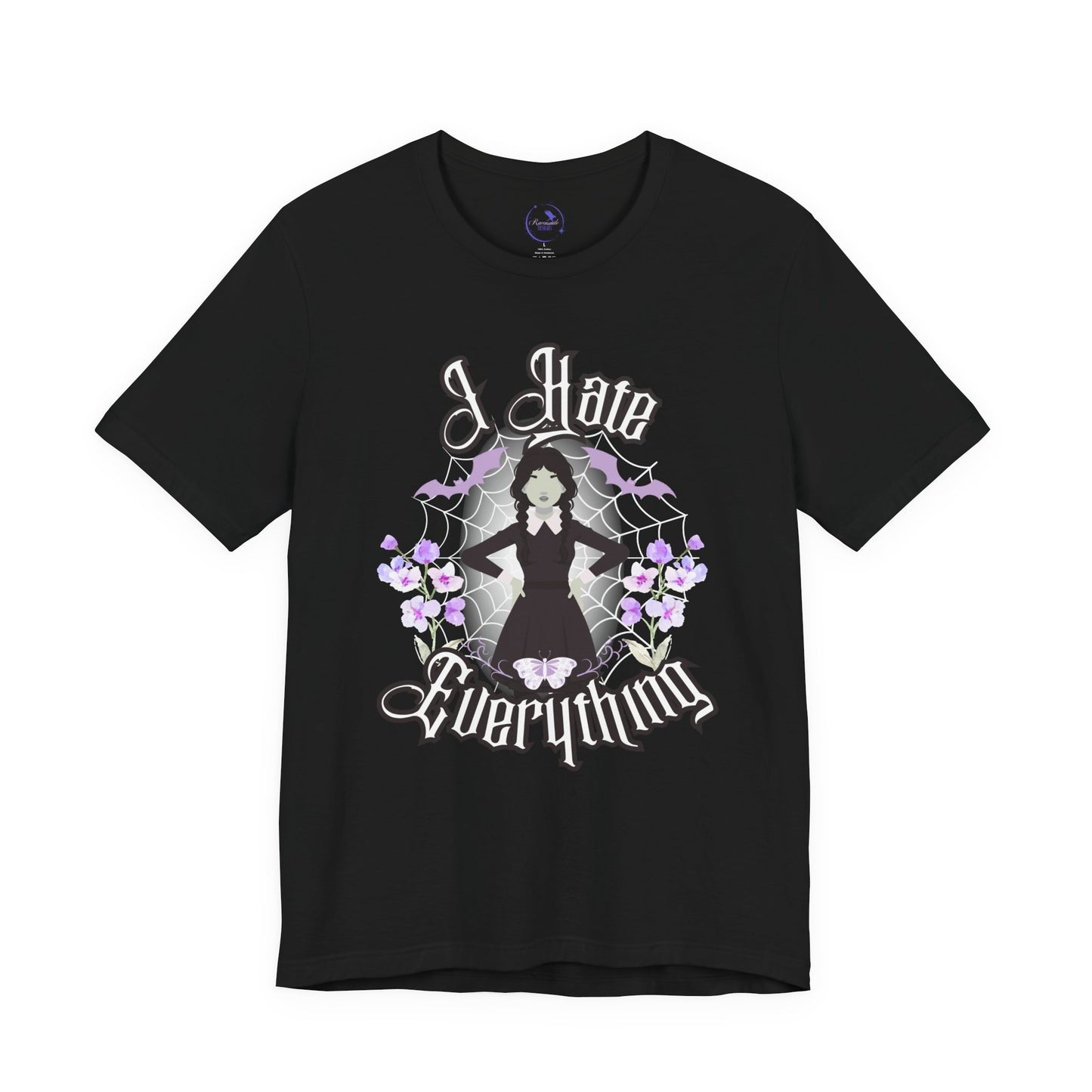 'I Hate Everything' Wednesday - Unisex Jersey T-Shirt | Ravensmile Designs