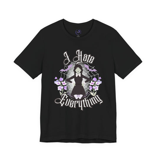 'I Hate Everything' Wednesday - Unisex Jersey T-Shirt | Ravensmile Designs