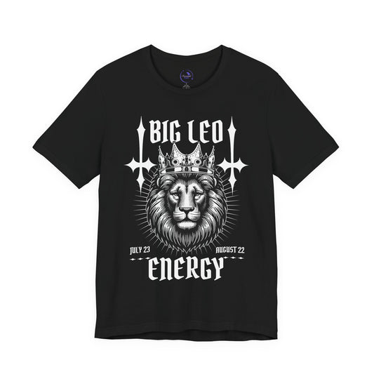 Big Leo Energy Unisex Tee |  Zodiac Shirt, Gift for Leo, Birthday Tee