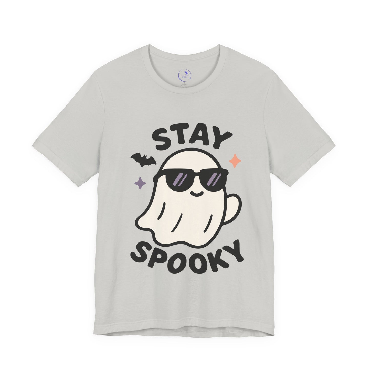 'Stay Spooky' Ghost Vibing Unisex T-Shirt - Funny Halloween Cute Apparel