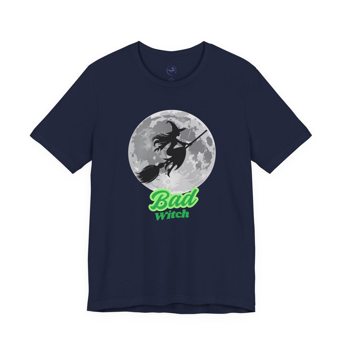 Bad Witch T-Shirt - Unisex Jersey Tee for Halloween & Witchy Vibes