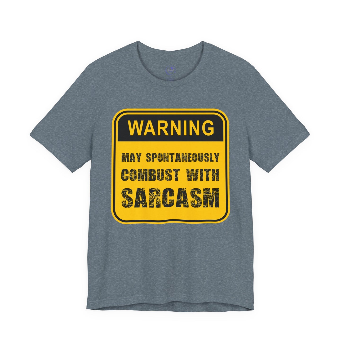 Funny Sarcasm Warning Tee - Unisex Jersey Short Sleeve Shirt