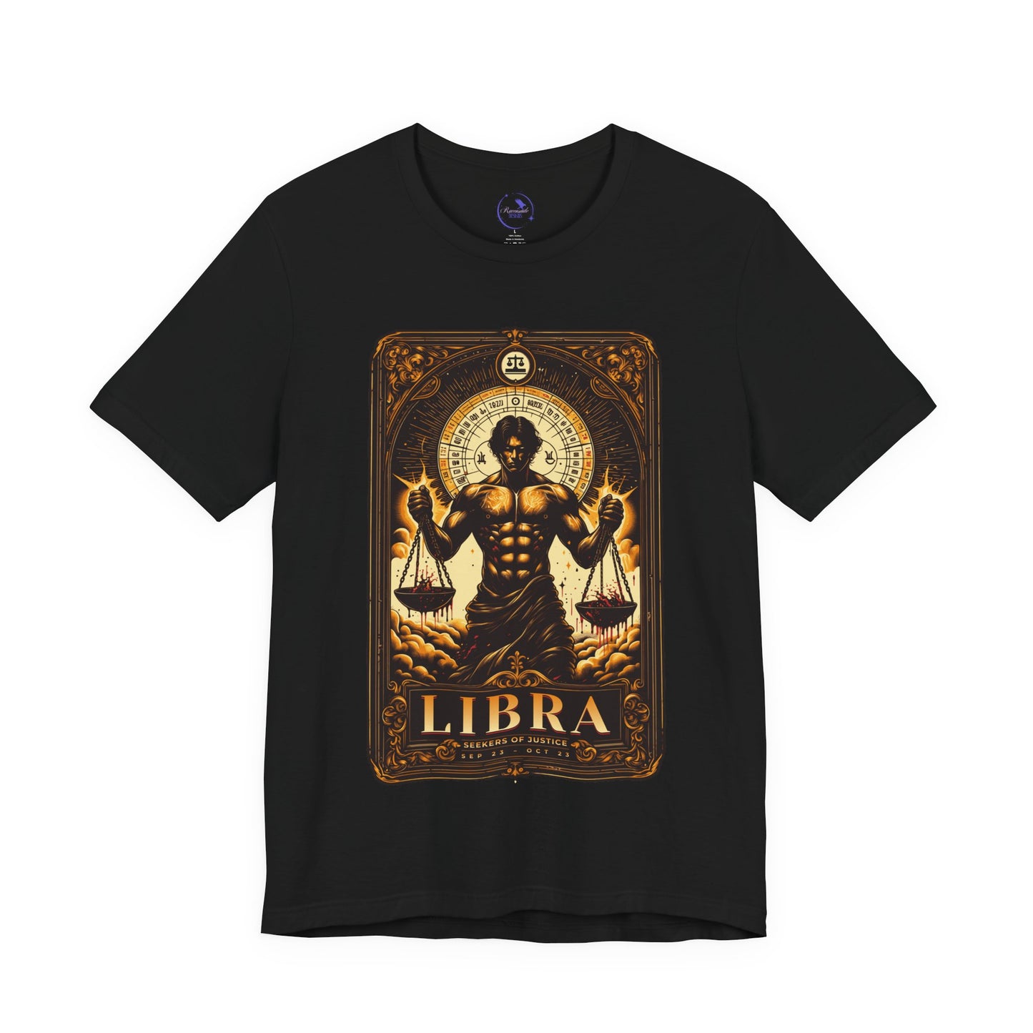 Libra Strenght Unisex Short Sleeve Tee - Astrology Shirt and Zodiac Gift
