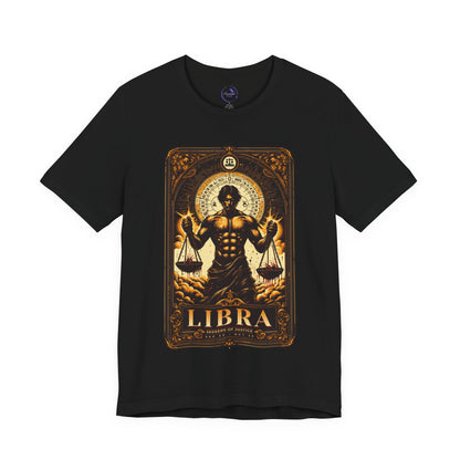 Libra Strenght Unisex Short Sleeve Tee - Astrology Shirt and Zodiac Gift