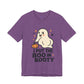 'I Put The Boo In Booty' Ghost Vibing Unisex T-Shirt - Funny Halloween Cute Apparel