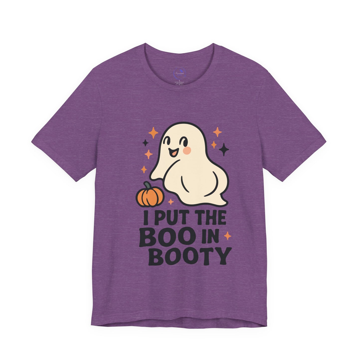 'I Put The Boo In Booty' Ghost Vibing Unisex T-Shirt - Funny Halloween Cute Apparel