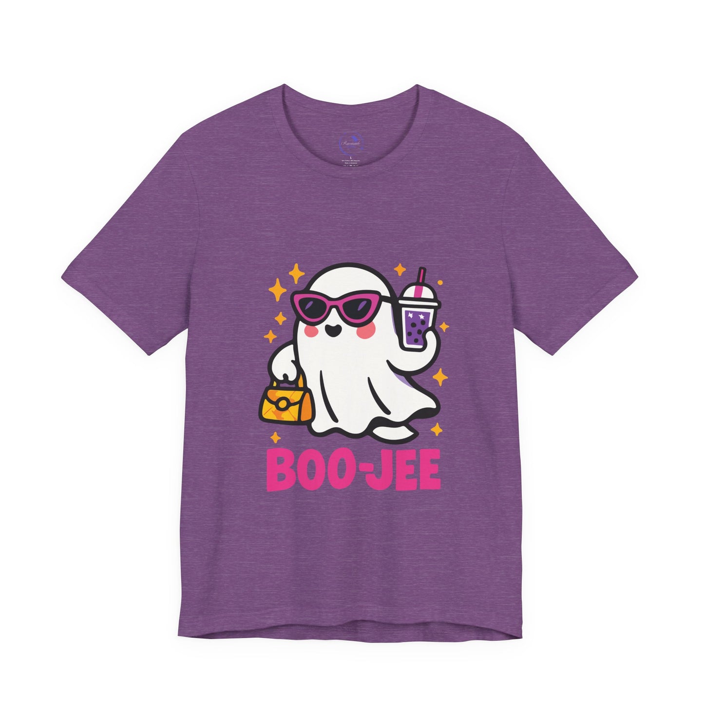 'Boo-Jee' Ghost Vibing Unisex T-Shirt - Funny Halloween Cute Apparel