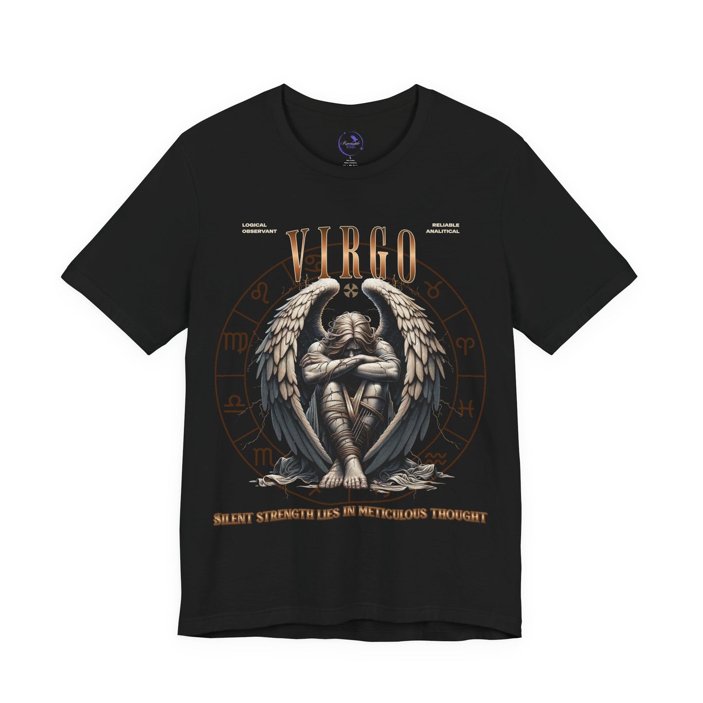 Virgo Marble Unisex Short Sleeve Tee - Astrology Shirt and Zodiac Gift