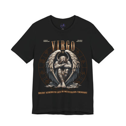 Virgo Marble Unisex Short Sleeve Tee - Astrology Shirt and Zodiac Gift
