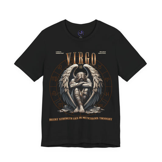 Virgo Marble Unisex Short Sleeve Tee - Astrology Shirt and Zodiac Gift