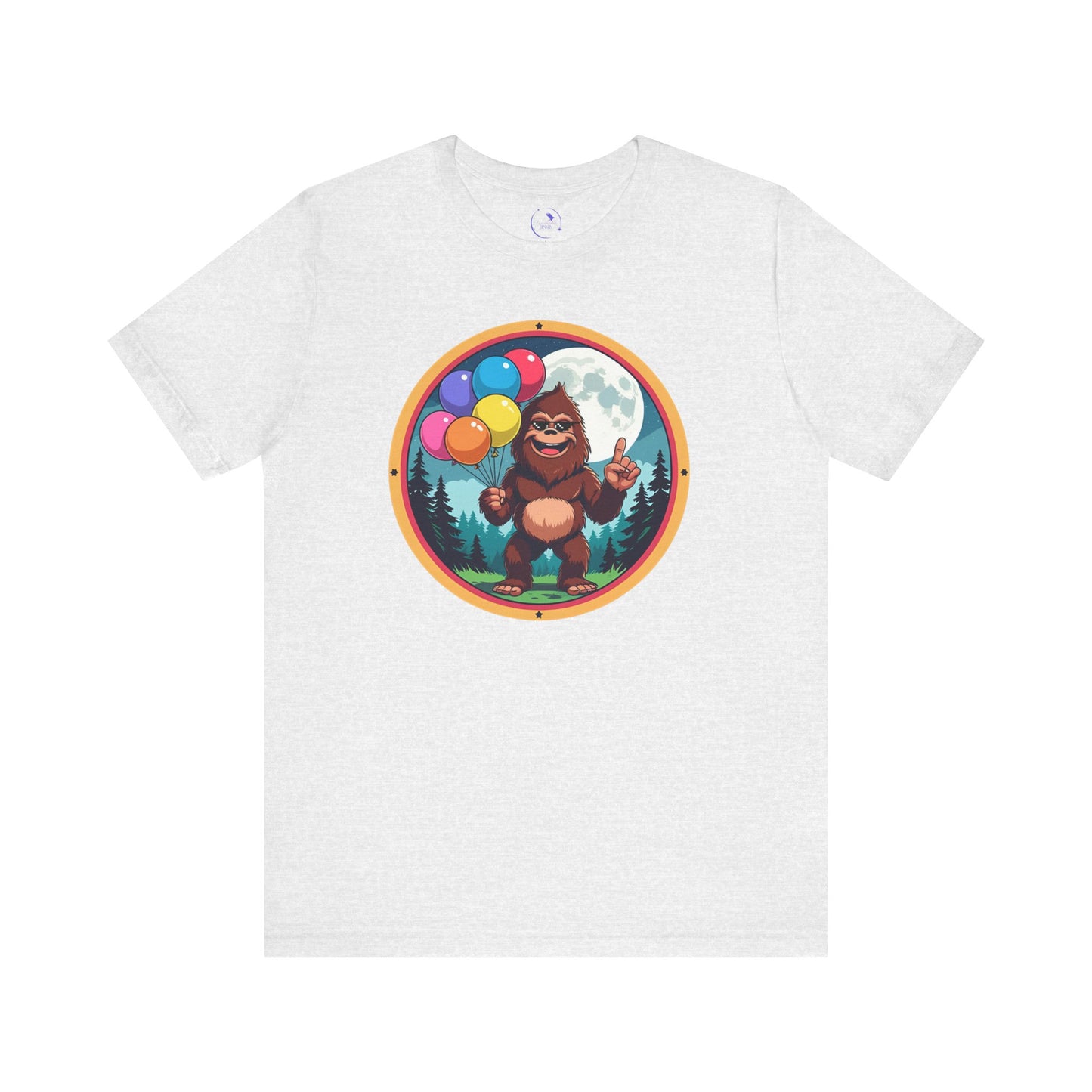 Bigfoot Balloon Graphic Tee, Fun T-Shirt for Adventure Lovers, Perfect for Parties, Gifts, Outdoor Events, and Casual Wear