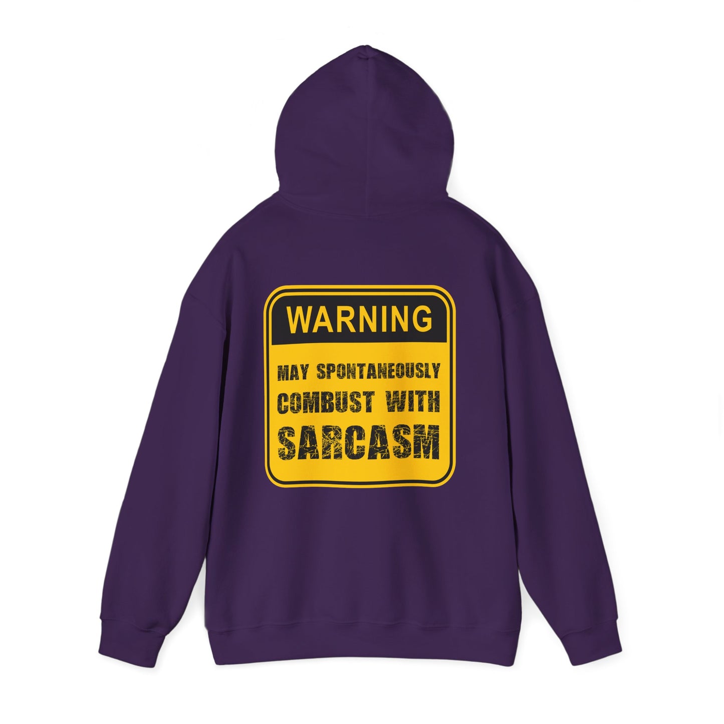 "Warning Sarcasm" Unisex Heavy Blend Hooded Sweatshirt