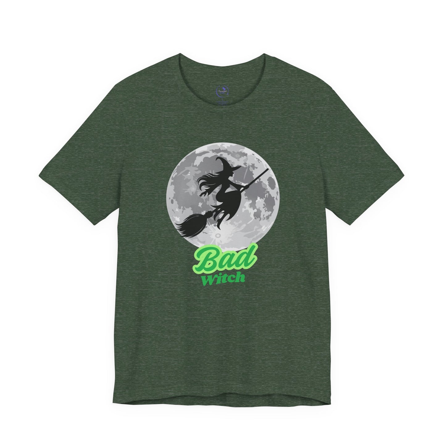 Bad Witch T-Shirt - Unisex Jersey Tee for Halloween & Witchy Vibes
