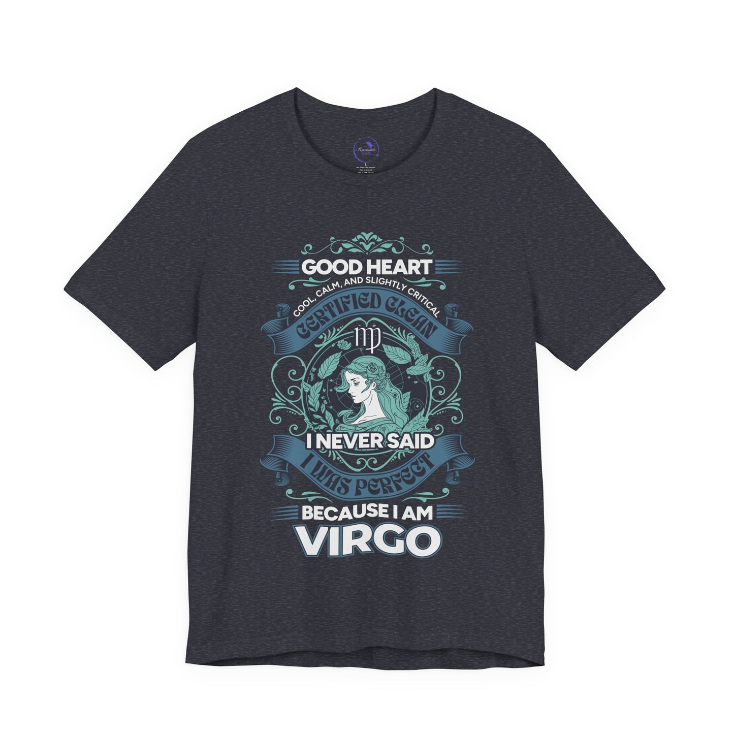 Virgo Heart Unisex Short Sleeve Tee - Astrology Shirt and Zodiac Gift