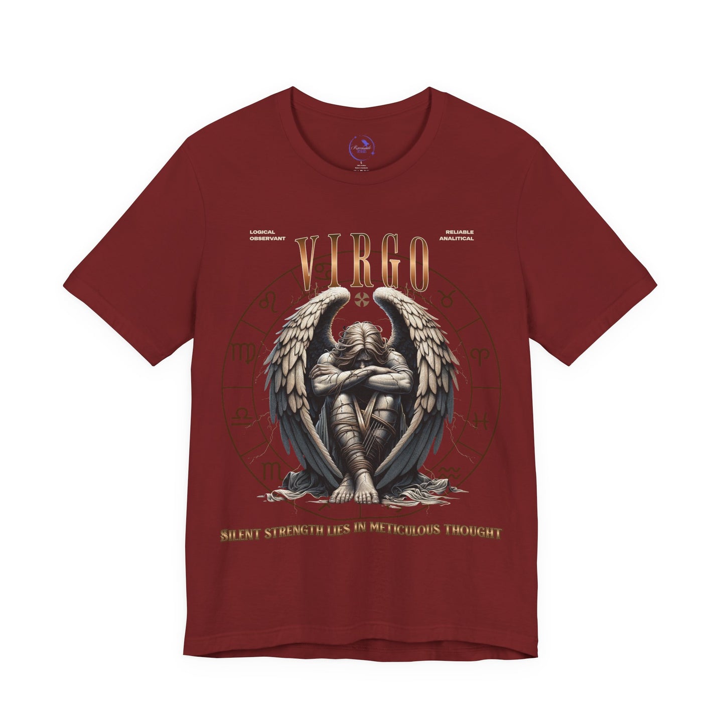 Virgo Marble Unisex Short Sleeve Tee - Astrology Shirt and Zodiac Gift