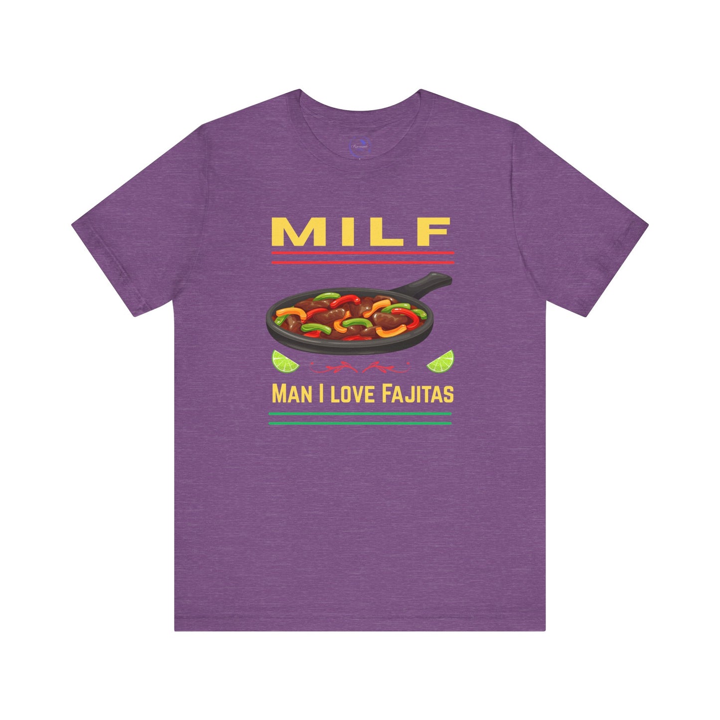 MILF Man I Love Fajitas Tee, Funny Foodie Shirt, Unisex Humor Top, Gift for Taco Lovers, Quirky Cooking Apparel