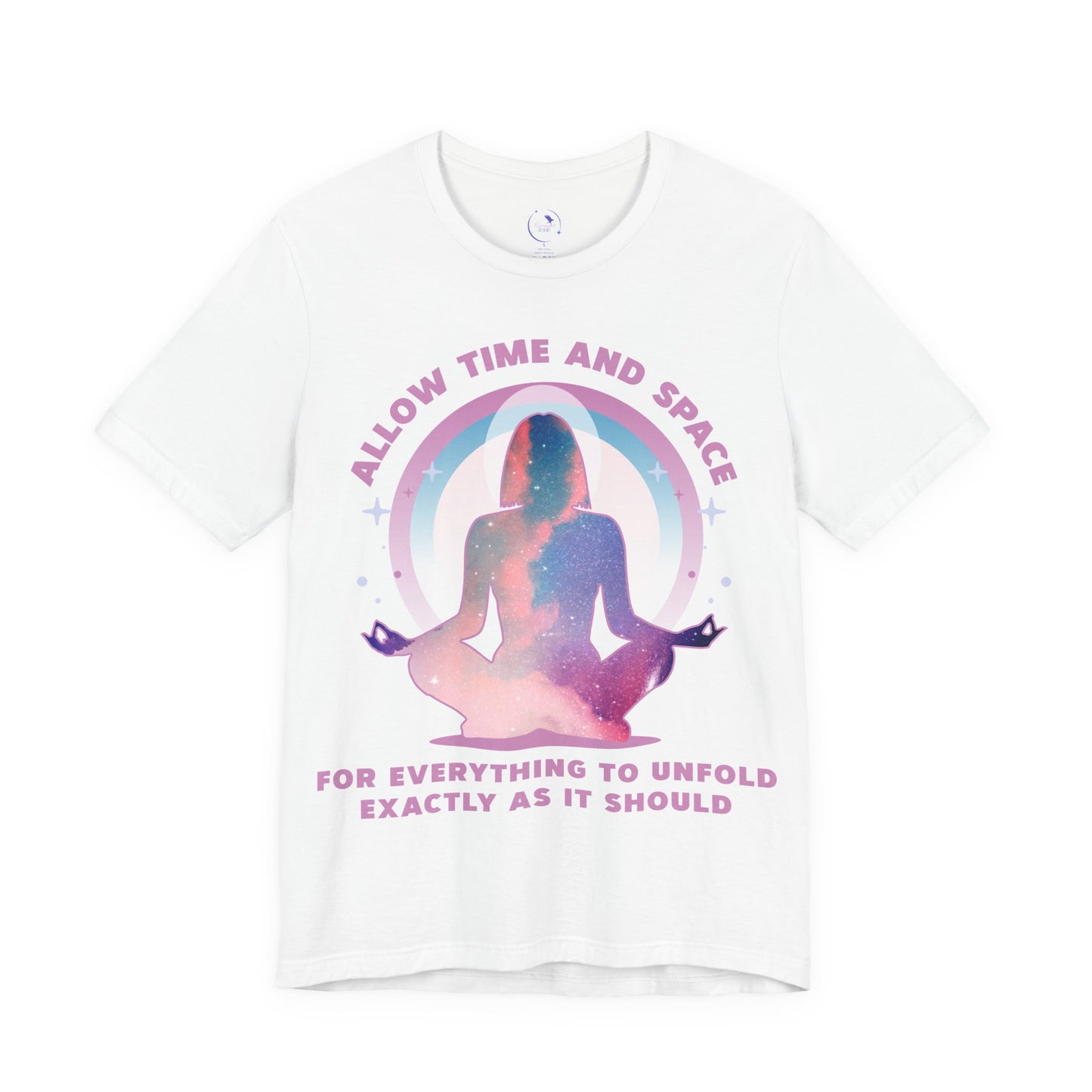 "Allow Time and Space" - Relaxed Fit Women's Meditation Tee