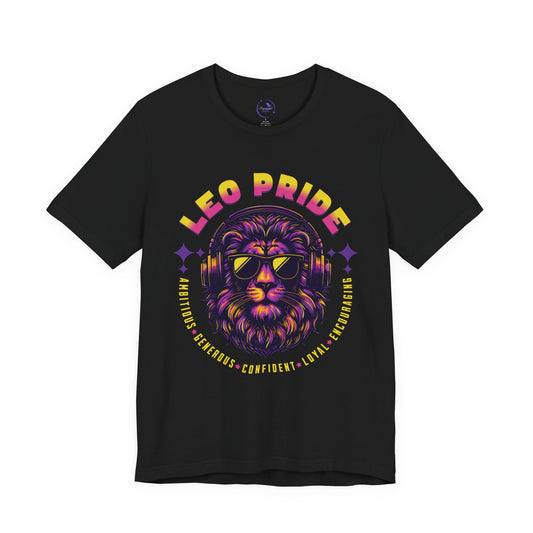 Leo Pride Unisex Tee |  Zodiac Shirt, Gift for Leo, Birthday Tee