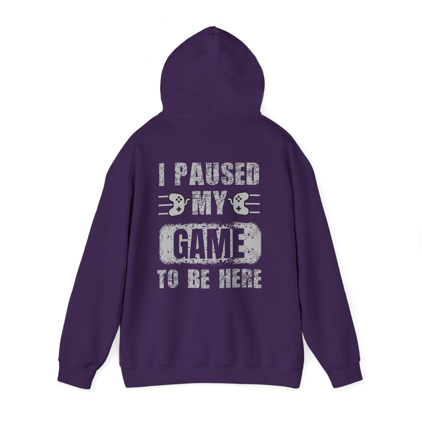 "I Paused my Game" Unisex Heavy Blend Hooded Sweatshirt