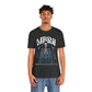Libra Skeleton Unisex Short Sleeve Tee - Astrology Shirt and Zodiac Gift