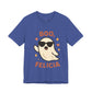 'Boo Felicia' Ghost Vibing Unisex T-Shirt - Funny Halloween Cute Apparel