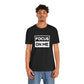 Focus on Me Unisex Tee - Casual Wear, Gift for Him/Her, Motivational Quote Shirt, Everyday Comfort, Stylish Black Tee