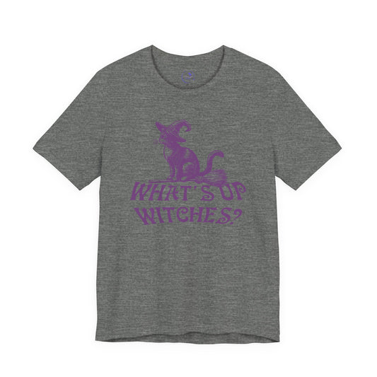 Halloween Cat T-Shirt, Witches Tee -  Unisex Halloween Apparel, Gift for Cat Lovers, Fall Fashion