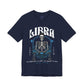 Libra Skeleton Unisex Short Sleeve Tee - Astrology Shirt and Zodiac Gift